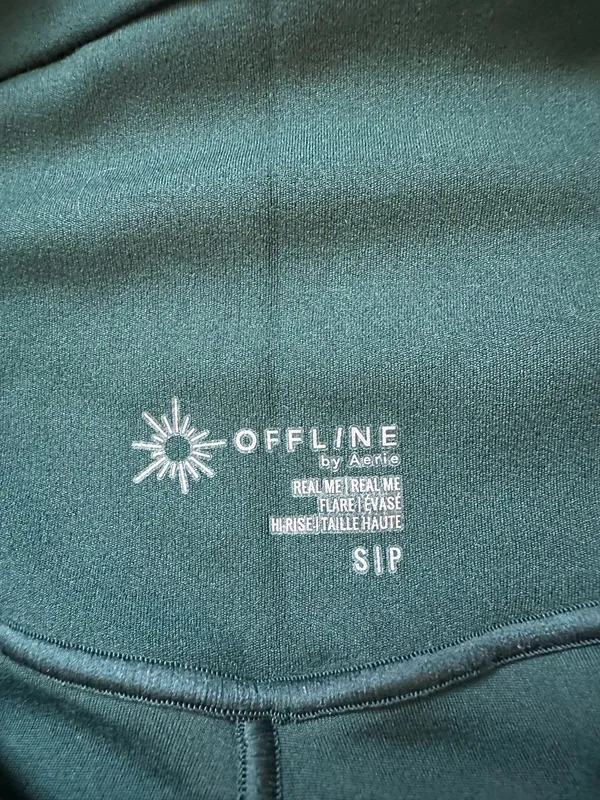 OFFLINE Aerie Leggings Flare by Real Me High-Rise Sage - Image 3