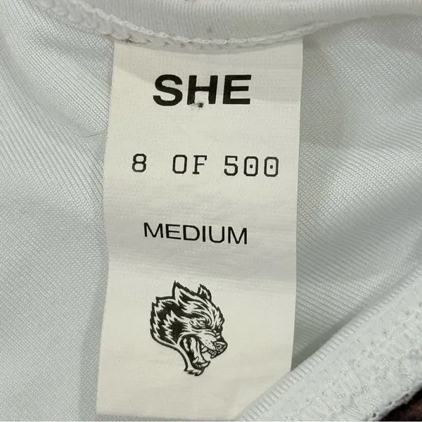 Darc Sport She Solid Hardcore Everyday Sports Bra Carbon Cow Print Medium Wolves - Image 10