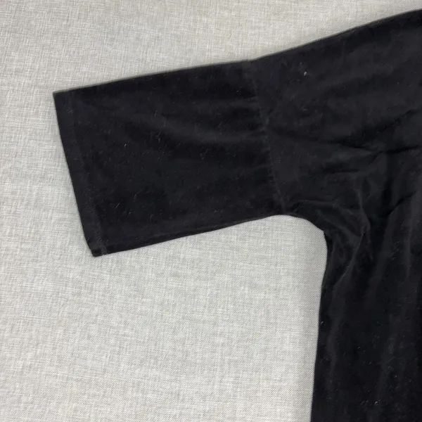 XCVI Dress Womens L Black Shift Kimono‎ Sleeve Oversized Velour Casual Party - Image 12
