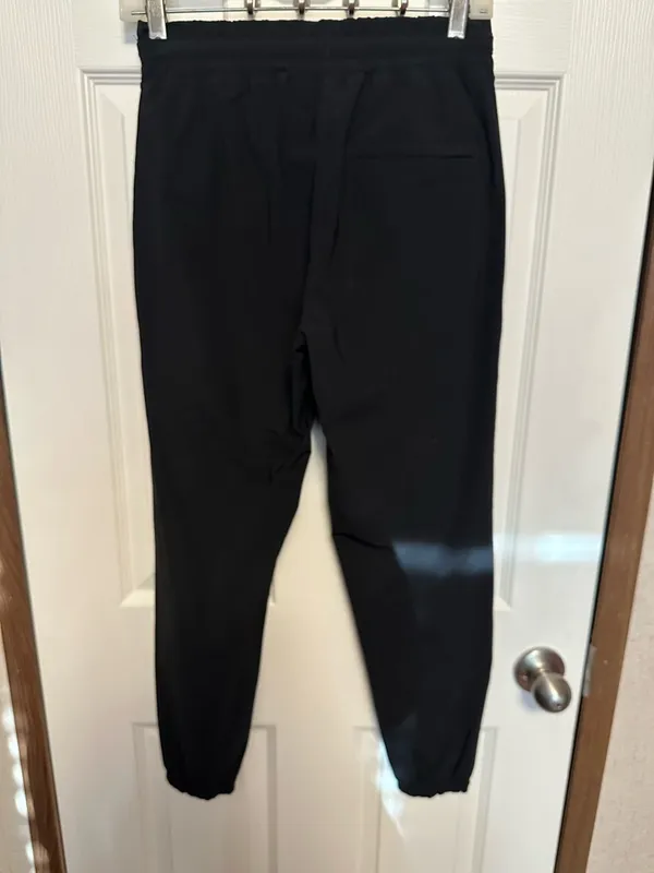 Vuori Black Joggers with White Drawcord - Image 6