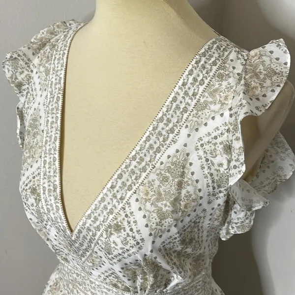 NWT‎ Intermix Orien Silk-Blend Tiered Maxi Dress - Image 8
