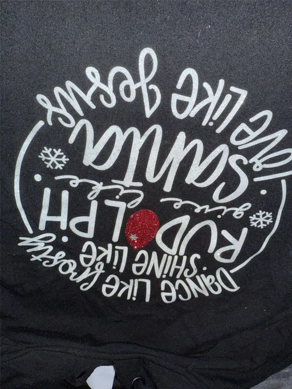 Christmas Sweatshirt Black - Image 3