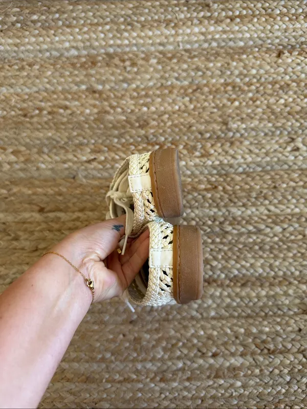 Woven Mule Sneakers White Size 7.5 - Image 6