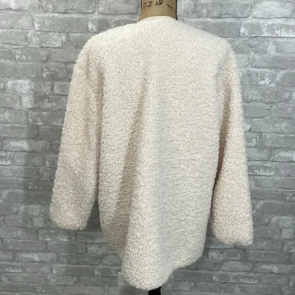 7 For All Mankind Ivory Sherpa
Boucle Jacket - Image 6