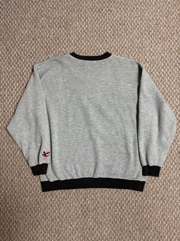 Chase Authentics Dale Earnhardt NASCAR 90s Gray Casual Pullover Sweatshirt - Image 2