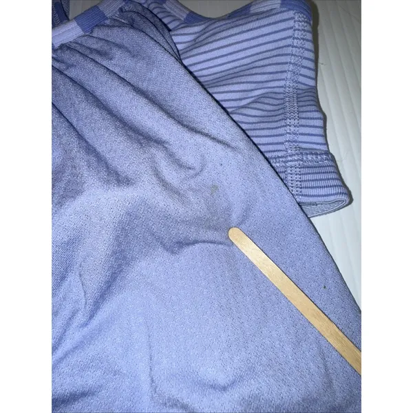 Lululemon‎ Light Blue workout top with a built-in bra and a racerback 4 - Image 4