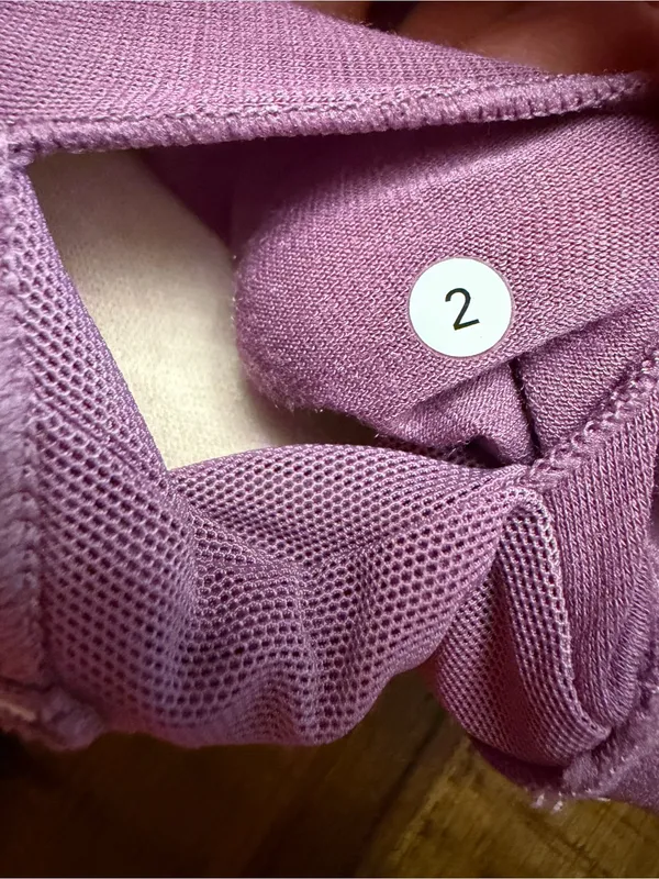 Stori Legend Bra Bralette with Double Straps, Heather Purple, Size 2 - Image 8