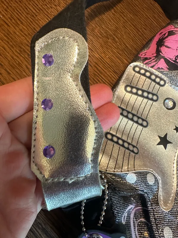 Disney Miley Cyrus Guitar Purse and Coin/Cosmetic Bag (2000s era) - Image 6