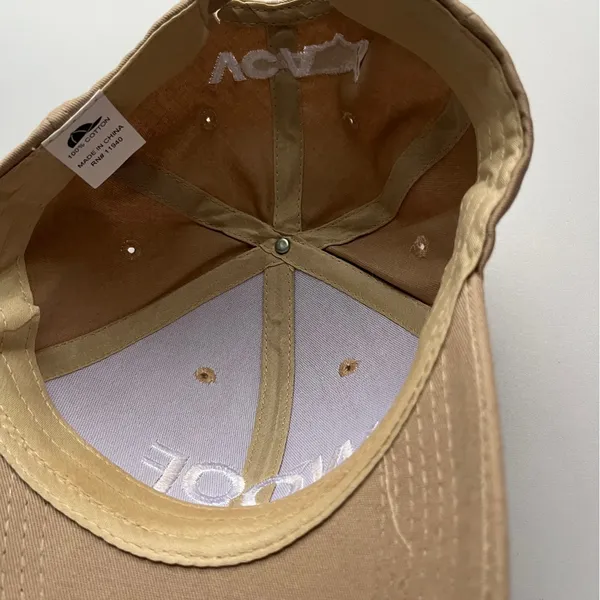 Tan 'Woof' Baseball Cap - Image 5