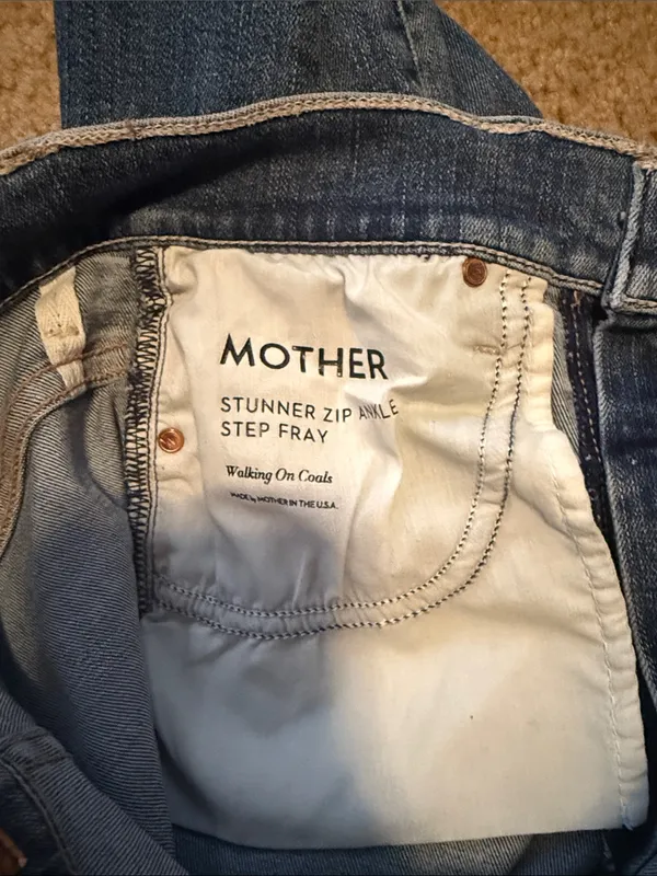 Mother Stunner Zip Ankle Step Fray Jeans - Image 7