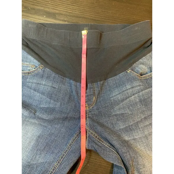 Oh Baby Motherhood‎ Maternity Denim Crop Jeans Medium Basic Everyday Minimalist - Image 8