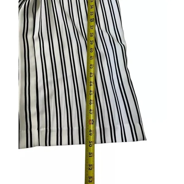 Banana Republic Black & White Striped Jumpsuit Women Size 8 | 25-652 - Image 9