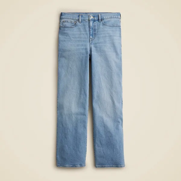 NWT!! J. CREW '96 Slim Wide Jeans Synniva Wash Denim High Rise Waist Size 33 - Image 10