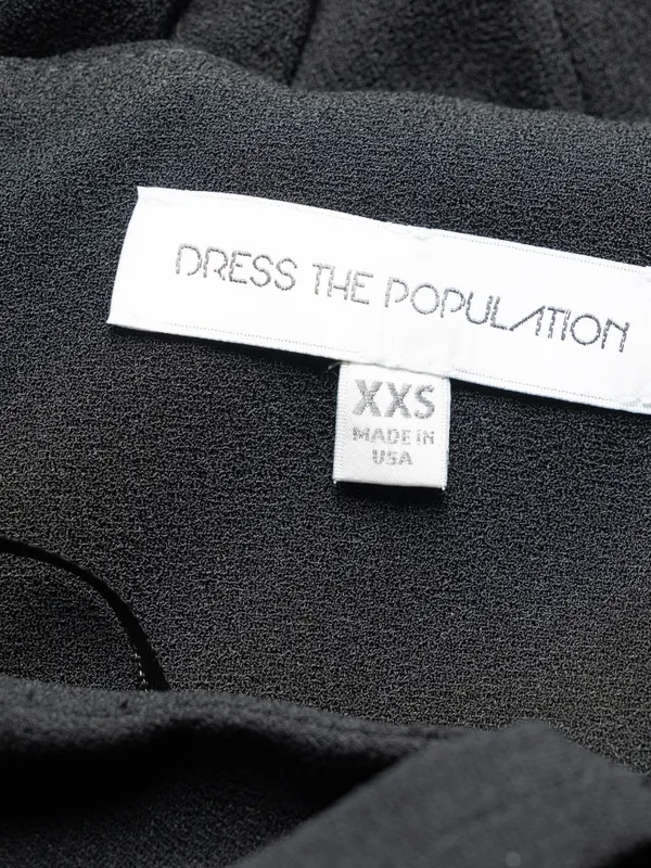Dress the Population - Black Wide Leg Jumpsuit - Image 5