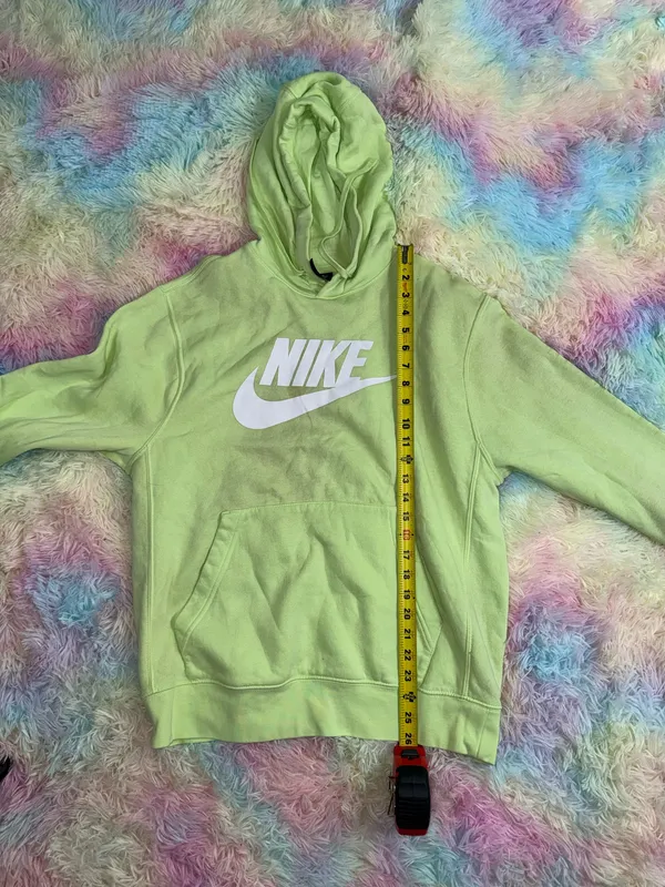 Neon green Nike Hoodie - Image 6
