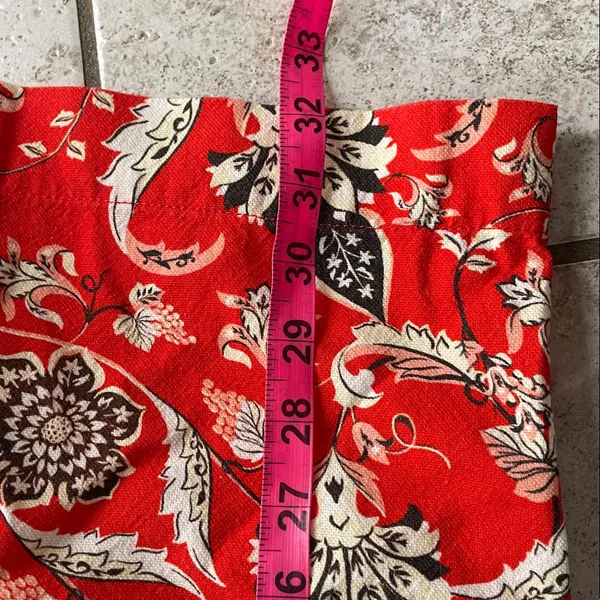 Farm Rio Anthropologie Long-Sleeve Printed Romper Red - Image 15