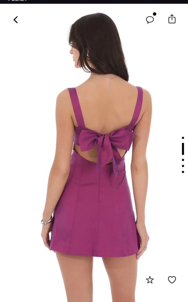 Lucy in the Sky chrome purple pink bodycon dress - Image 2