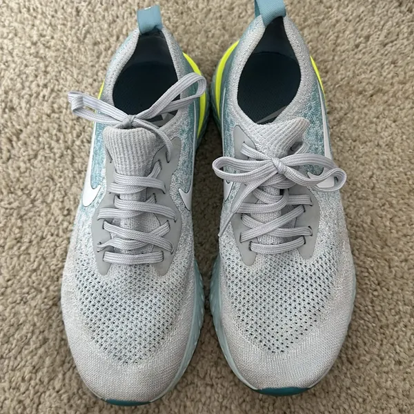Light Blue Nike Fly Knit Sneakers - Image 5