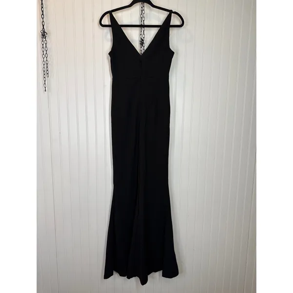NWT Lulus Melora Black Sleeveless Maxi Dress Wedding Holiday Banquet Size Sz L - Image 5
