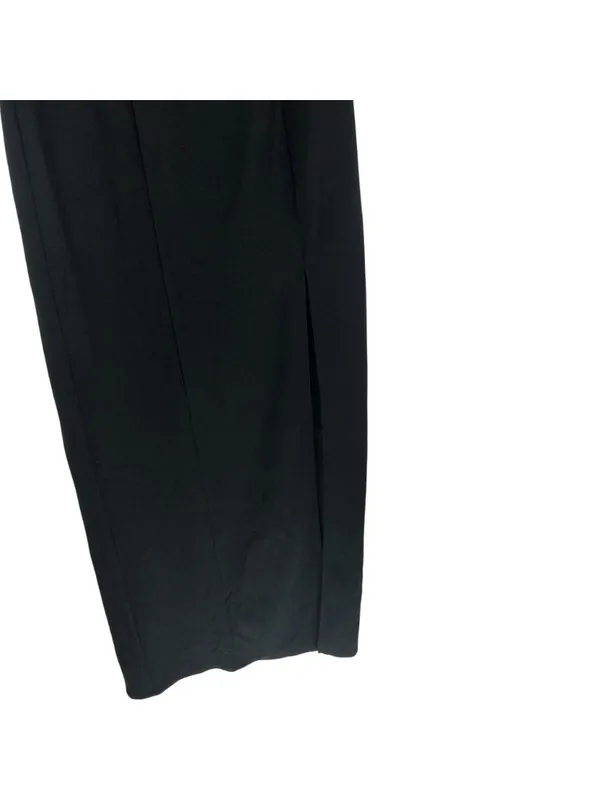 Lulus Elevated Element Gown Strapless Maxi Dress Slit Black White M - Image 2