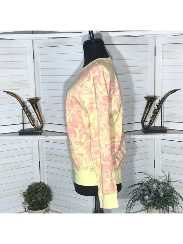 Oversized sweatshirt swirl floral cotton boho hippie festival whimsycal fairy - Image 5