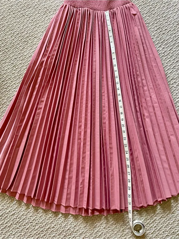 Nw/oT J. Crew Smocked Accordion Pleat Dress Size 2 - Image 9