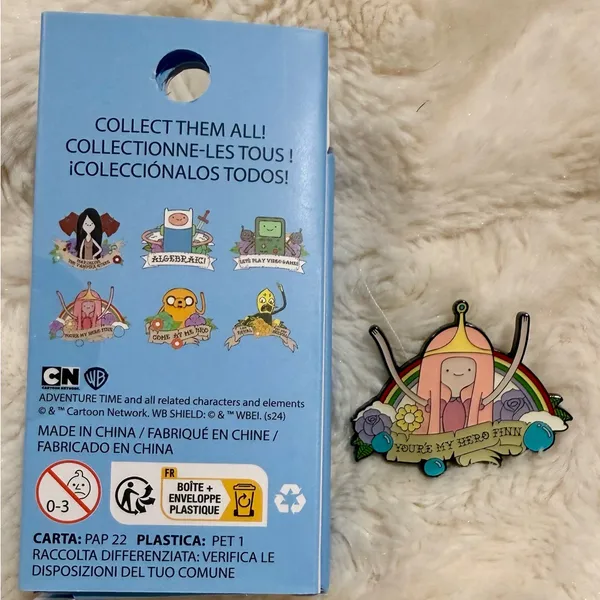 Cartoon Network Loungefly Adventure Time Portrait Banner Blind Box Enamel Pin - Image 2