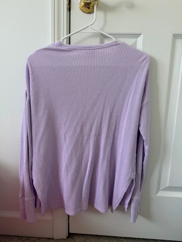 OFFLINE by Aerie Henley Long Sleeve Waffle - Image 2