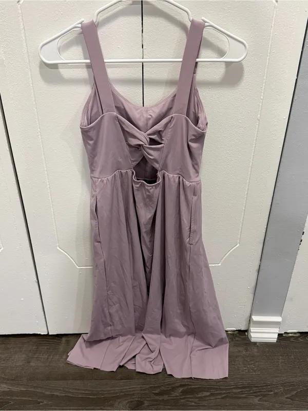 NWOT Halara Purple SoftlyZero Airy Cool Touch Midi Casual Dress - Image 6