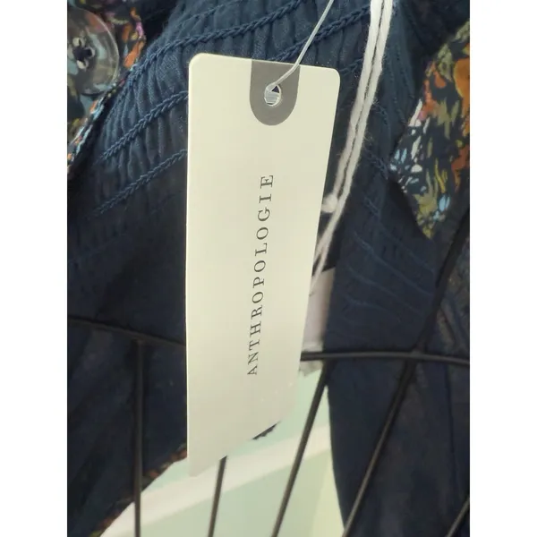 ANTHROPOLOGIE‎ M Love The Label Patchwork Cropped Tank Off Shoulder Top coquette - Image 7