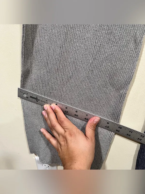 STAUD Milton Colour-block Ribbed-knit pants size XS trousers EUC grey - Image 5