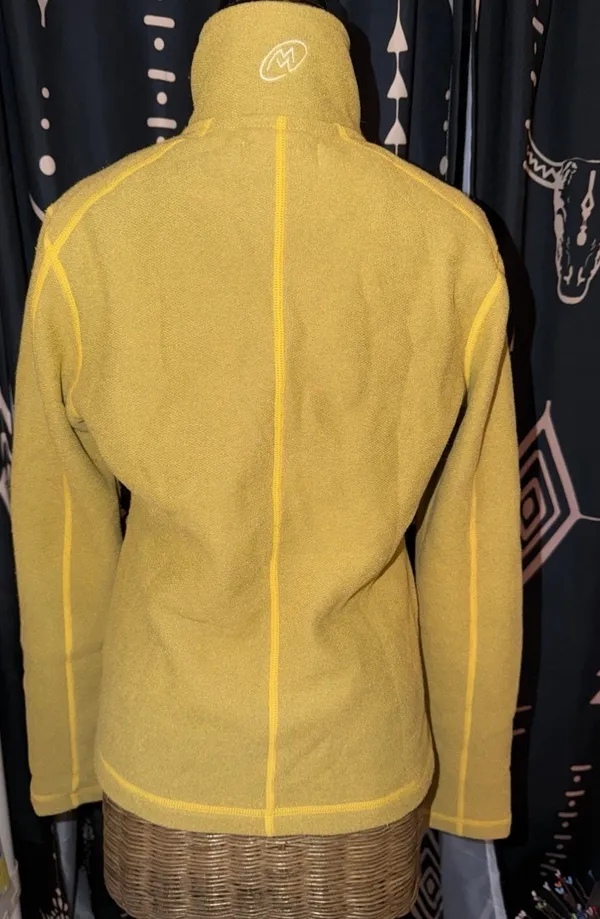 Cloudveil Jackson Hole Yellow Gold Soft shell Full Zip Fleece Jacket Size XS - Image 5