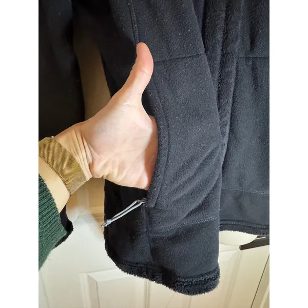 The North‎ Face Black Fleece Full-zip Hooded Jacket Size L - Image 3