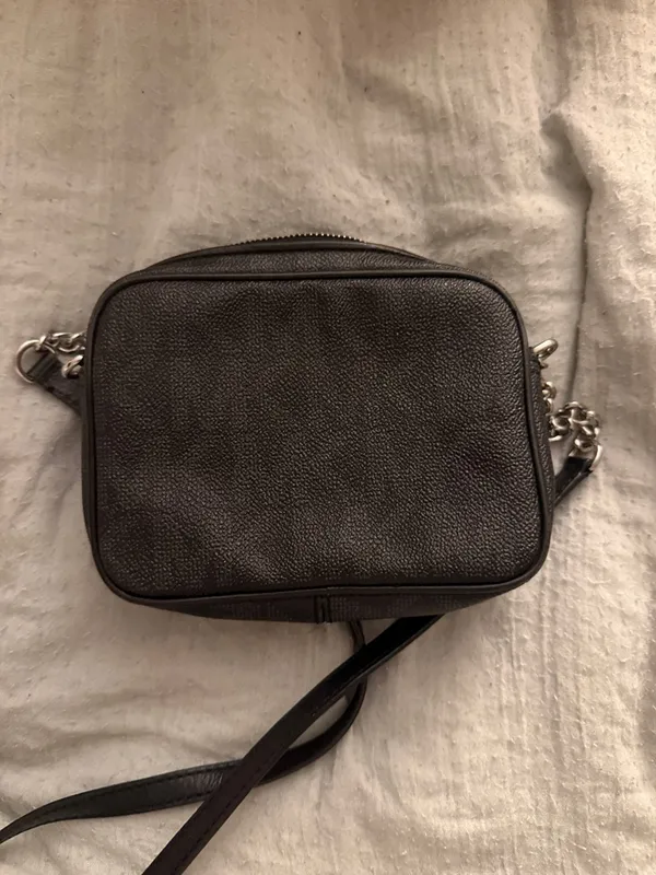 Michael Kors Black Logo Leather Crossbody - Image 3
