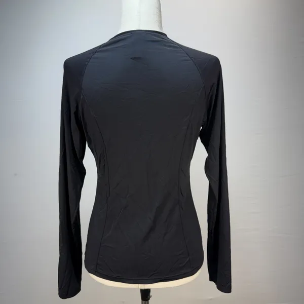 Niptuck Swim‎ Long Sleeve Full Zip Sun Safe Rashgurad Top Black Size 10 Jacket - Image 4