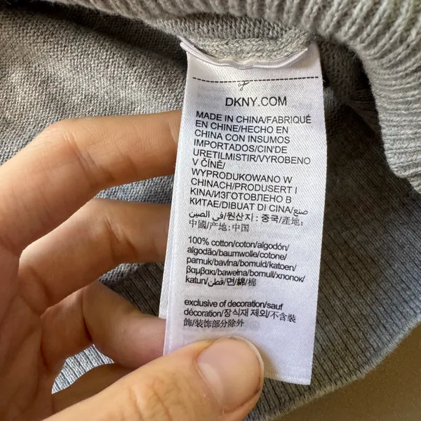 DKNY Classic Basic Crewneck Sweater - Image 6