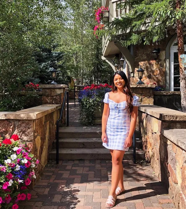 City Triangles Gingham Dress - Image 6