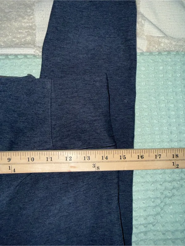 Vuori Womens High Rise Stretchy Leggings Blue Size Medium - Image 4