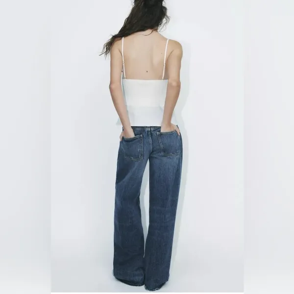 Zara‎ poplin top - Image 4