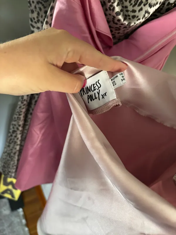 Princess Polly Mini Dress Pink Strapless - Image 6