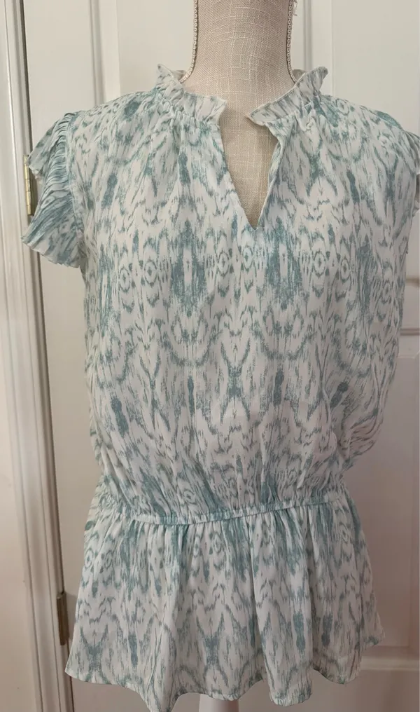 Voy Blouse Blue - Image 2