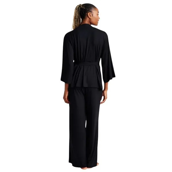 NEW State Of Day Womens Fluid-Knit Pajama Cami Top 100189719MS Black XS - Image 5