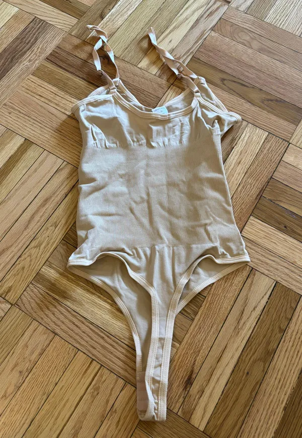 Nude Compression Body Suit Tan - Image 4