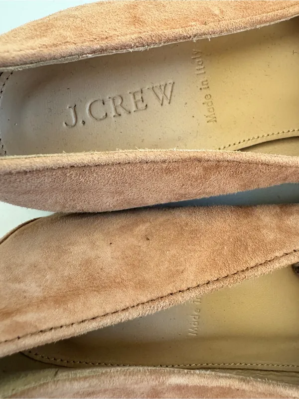 Jcrew brown leather loafers Size 6 Made In Italy NEW - Image 4