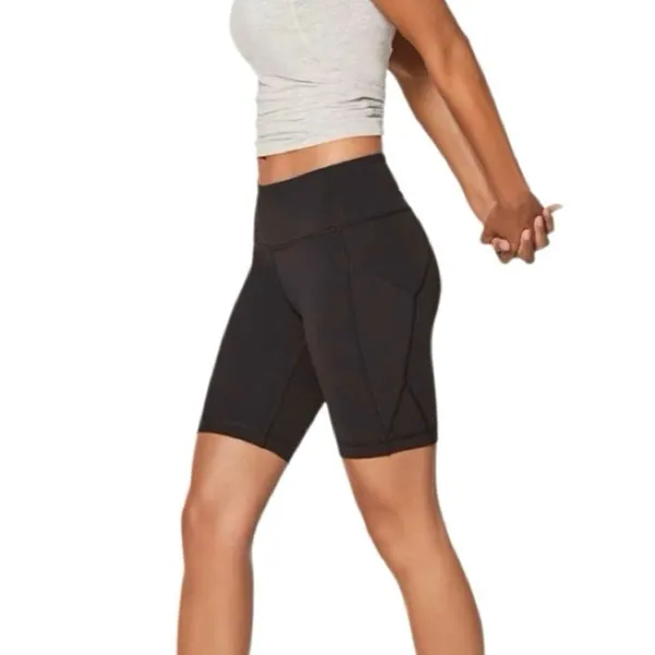Lululemon Sweat Your Heart Out Short 8” inseam Black size 6 - Image 13