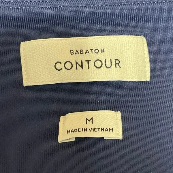Aritzia Babaton Contour Blue Square Neck Sculpt Long Sleeve Crop Top Size M - Image 4