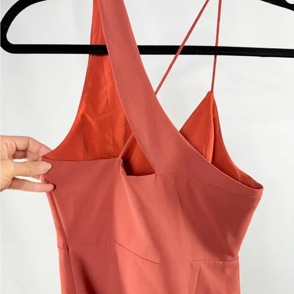 Revolve x NBD Bracken Asymmetrical Dress in Rust‎ Size XXS - Image 6
