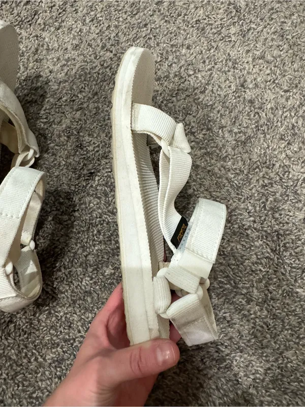 Teva White Women’s Sandals - Image 7