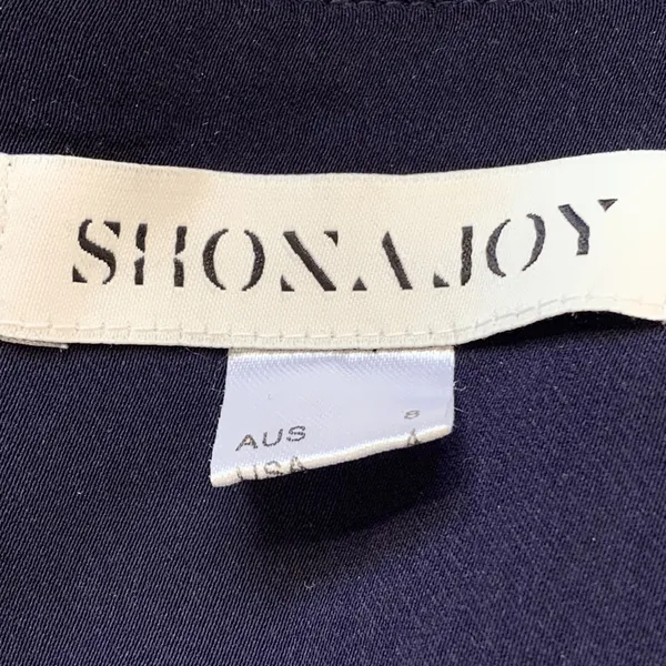 Shona Joy Revolve‎ Knot Draped Halter Dress Navy Blue Maxi 4 Cocktail Formal - Image 11