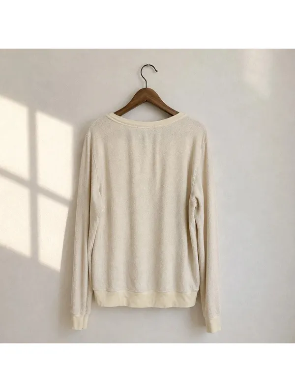 Wildfox More Sun Please Cream Sweatshirt Made in USA Size S - Image 2